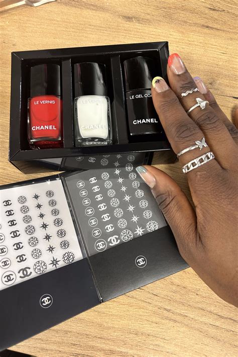 chanel nail looks set|chanel nails 2020.